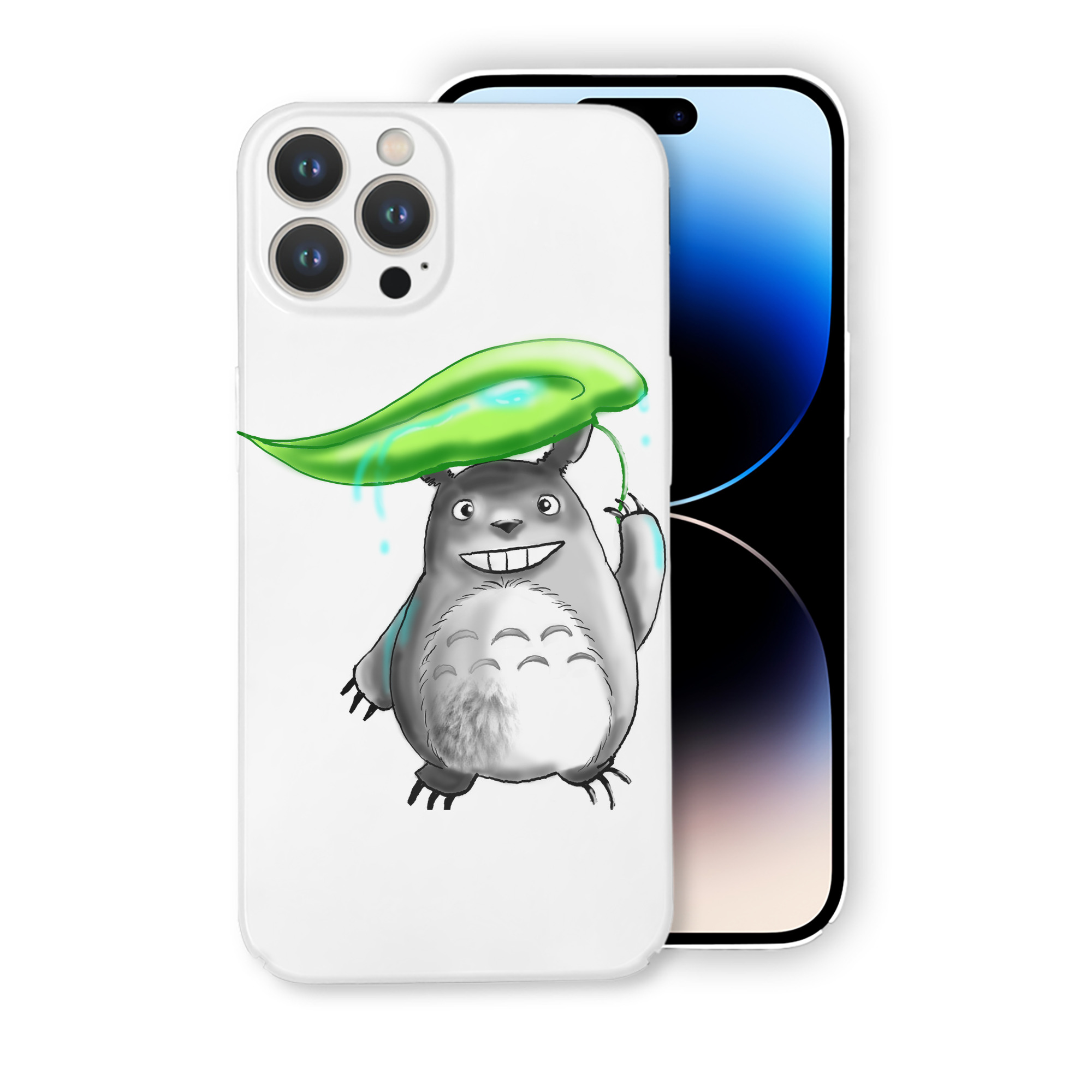 （画像用） となりのトトロ 草壁メイ 草壁サツキ My Neighbor Totoro Satsuki Kusakabe Mei Kusakabe 【iPhone 14シリーズ対応】ハードケース